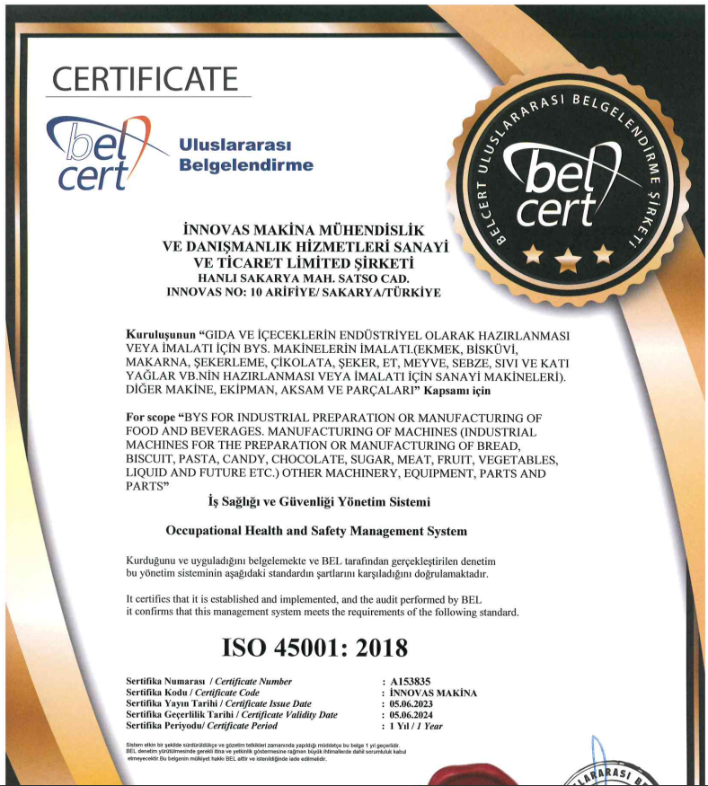 ISO 45001:2018 نظام إدارة الصحة والسلامة المهنية